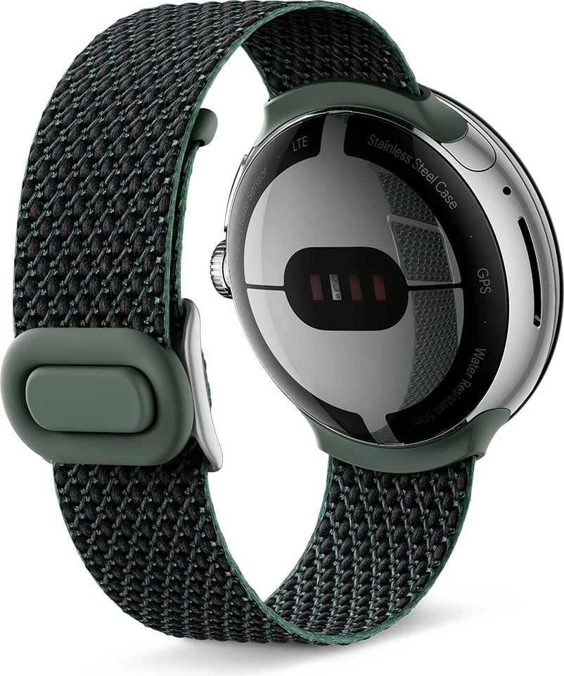 Rrip smartwatch Google për Pixel Watch, plastikë/çelik inox, 137-203mm, elfenbein