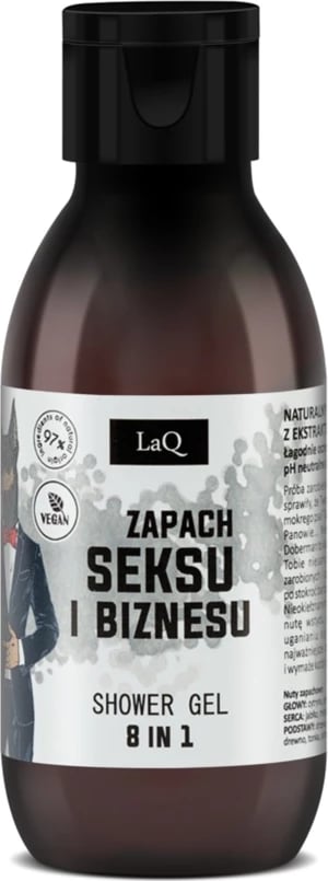 Xhel dushi për meshkuj LaQ Scent of Sex and Business, 100ml