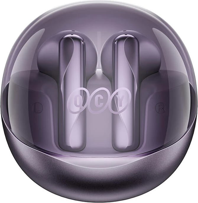 Kufje TWS QCY AilyBuds Clear T32, Bluetooth 5.3, me mikrofon, vjollcë