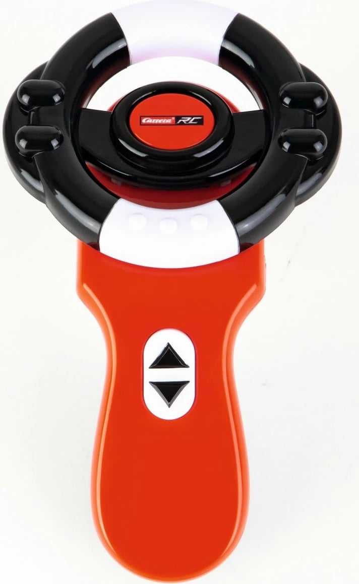 Makine lodër RC Carrera First, 26 cm, 2.4GHz, për fëmijë, Kuqe/Bardhë