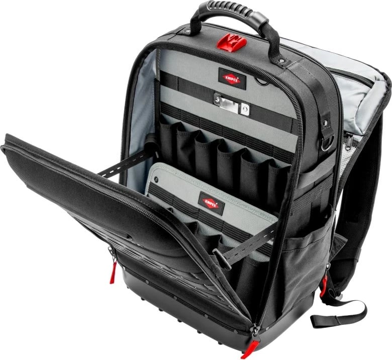 Çantë mjetesh KNIPEX X18, Plastike, E zezë