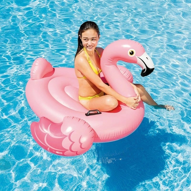 Lodër fryrëse për pishinë Intex 57558NP, flamingo, rozë