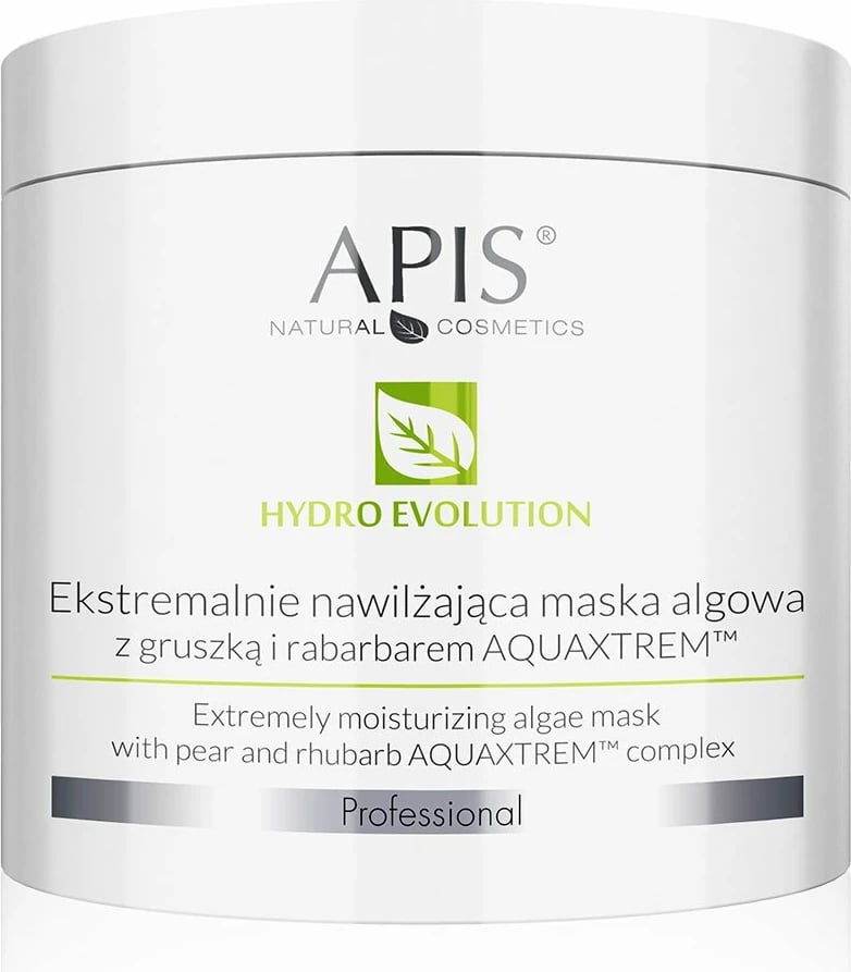 Maskë për fytyrë APIS Hydro Evolution Extremely Hydrating Algae Mask me dardhë dhe rabarbar AQUAXTREM, për femra, 200g