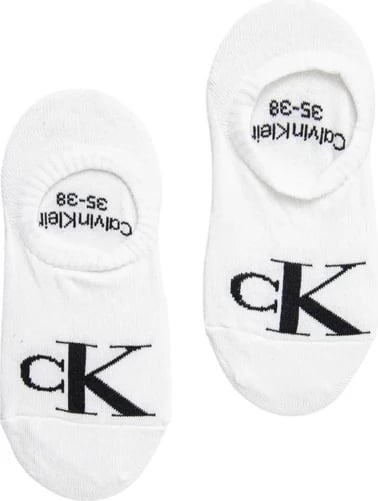 Çorape femra Calvin Klein Jeans të bardha