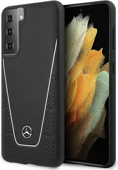 Mbështjellës Mercedes MEHCS21MCLSSI Dynamic Line për Samsung Galaxy S21+, i zi