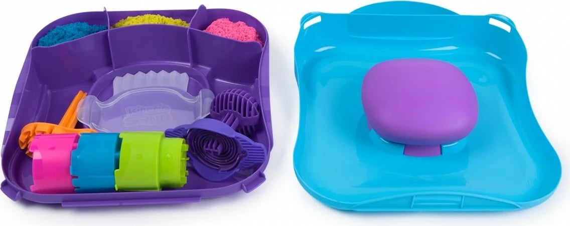 Set rërë kinetike Spin Master Kinetic Sand Moving Shapes, 3 ngjyra