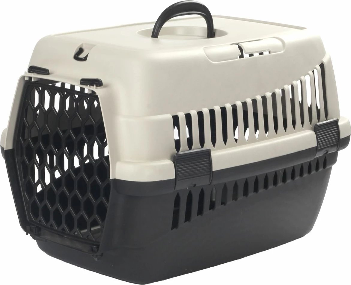 Kuti transportuese për kafshë, gri, Paws & Whiskers, 56.6x40x68.5 cm, 5097-R-1