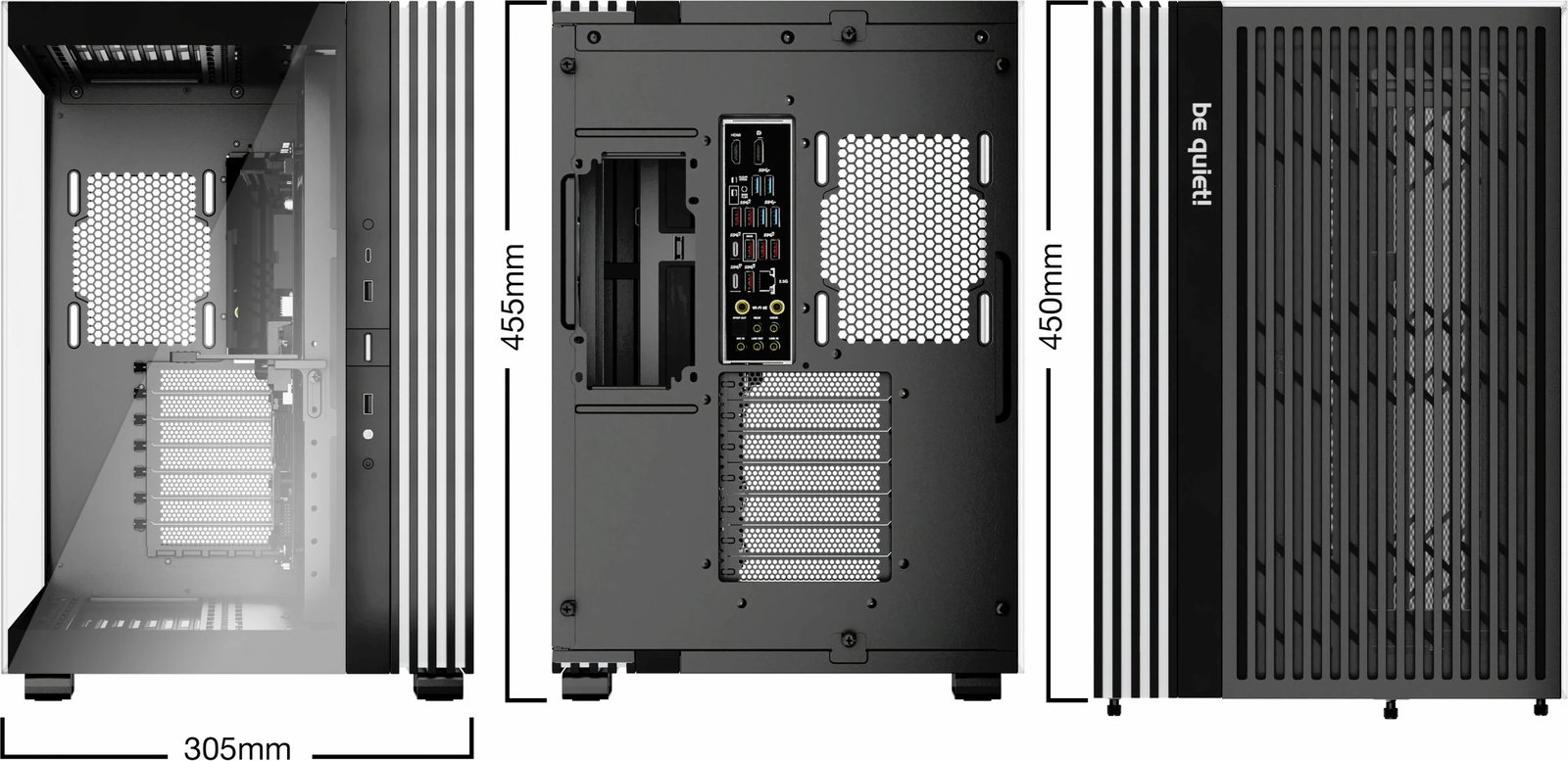 Kasë Be Quiet! Light Base 600 DX, Midi Tower, e zezë