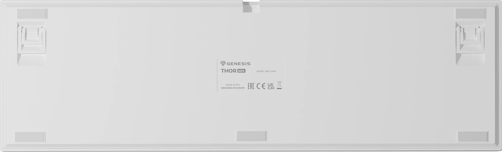 Tastierë mekanike GENESIS NKG-2300, USB, QWERTY, Anglisht, e bardhë