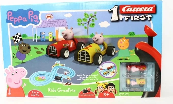 Set garash Carrera Peppa Pig Kids GranPrix, për fëmijë, Shumëngjyrësh