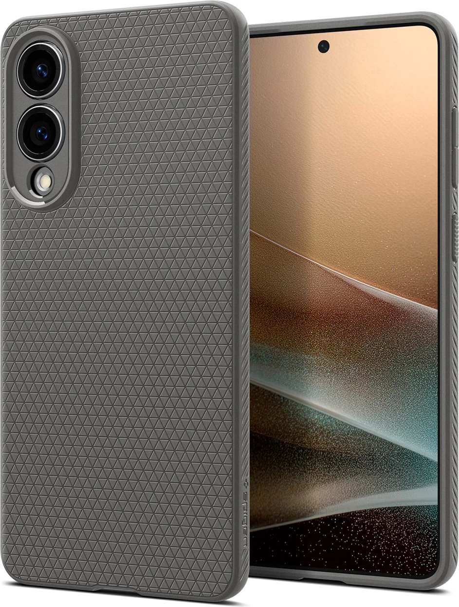 Mbështjellës Spigen Liquid Air për Samsung Galaxy S25 Edge, Gri