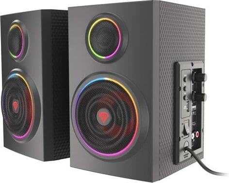 Altoparlantë kompjuteri Genesis Helium 300BT ARGB, Bluetooth, të zi