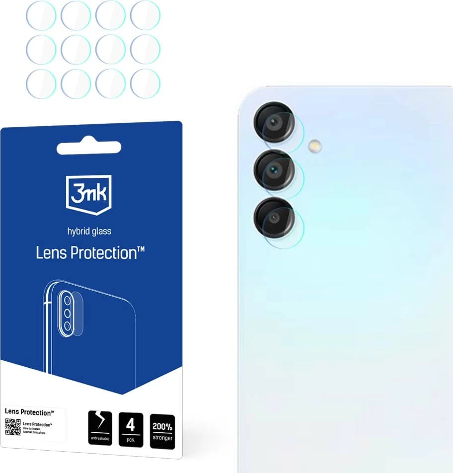 Mbrojtës xhami për kamera 3mk Protection për Samsung Galaxy A15 5G, set