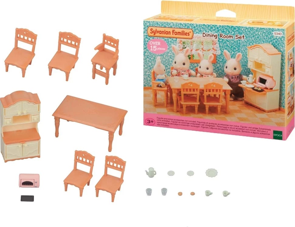 Set lodrash Sylvanian Families Country Dining Room 5340