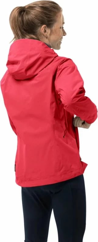 Jakne Jack Wolfskin femra, e kuqe