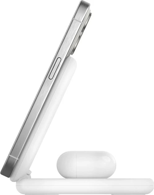 Karikues Belkin BoostCharge, për celular dhe kufje, i bardhë