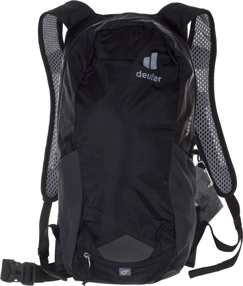 Çantë shpine Deuter Race 8, 8 L, E zezë