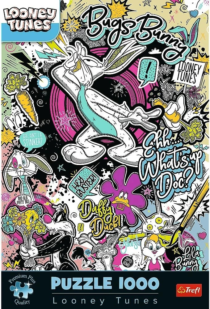 Puzzle 1000 pjesë Trefl Looney Tunes Crazy Melodies, karton Puzzle 1000 pjesë Trefl Looney Tunes Crazy Melodies, karton