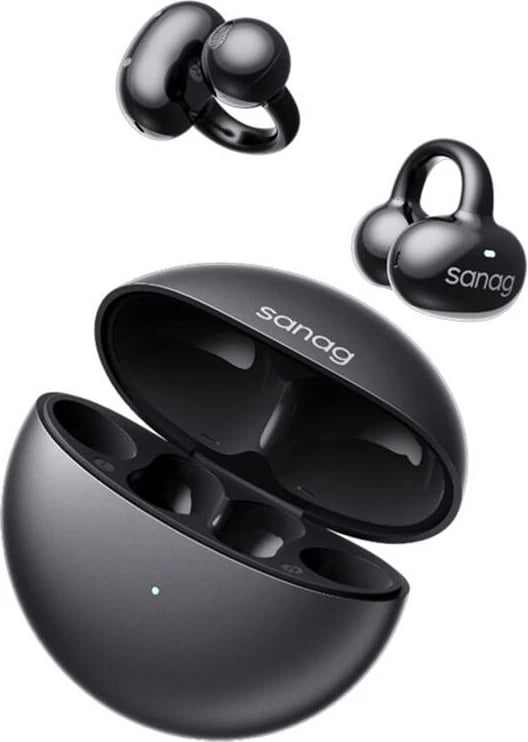 Kufje wireless Sanag S6S, TWS, ANC, Bluetooth 5.3, të zeza