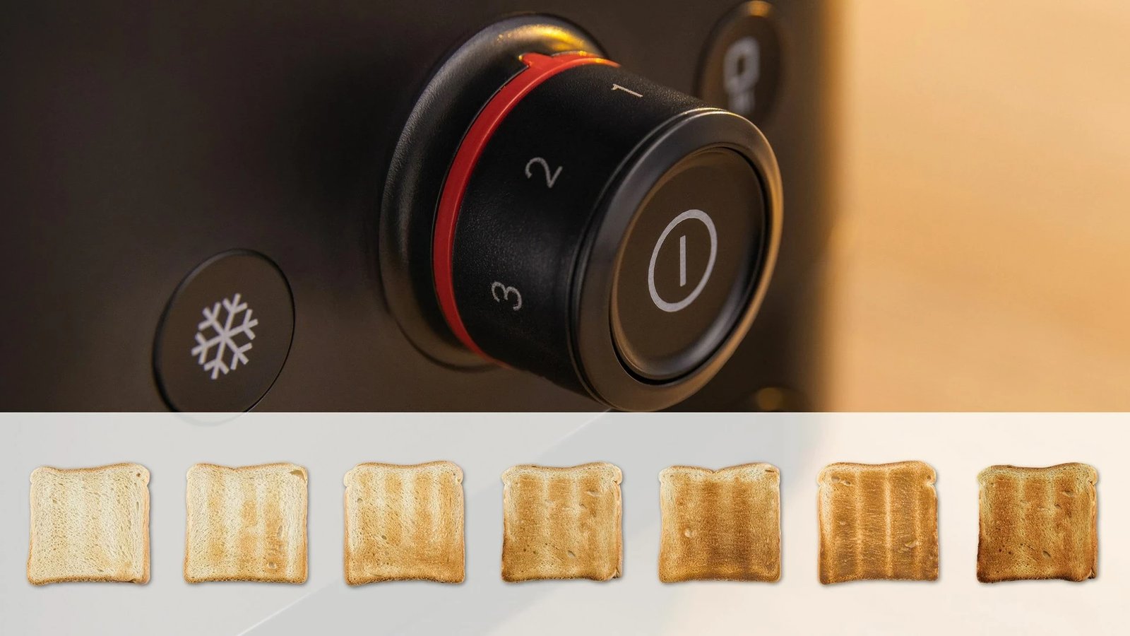 Toaster Bosch TAT3M123, 950 W, 2 feta, E zezë