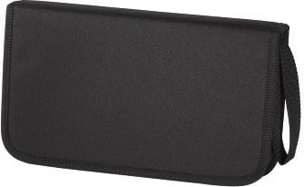 Portofol për CD Hama 011616, 64 disqe, Najlon, i zi