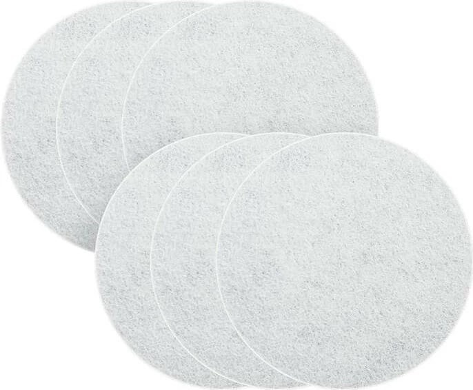 Set filtra Homerunpet HC15.F06 për komplet pastrimi të kafshëve, 6 copë, Bardhë