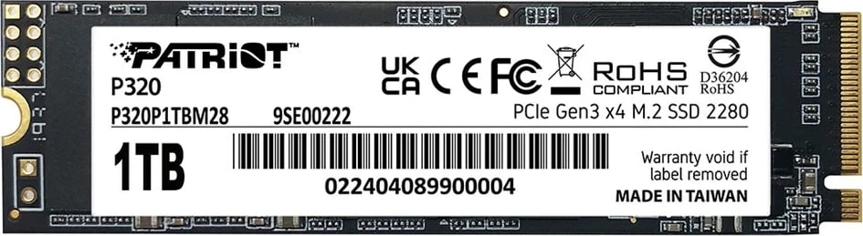 SSD Patriot Viper P320 512GB