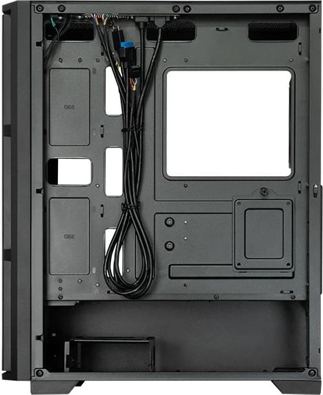 Kasë Chieftec Pro Midi Serie AS-02B-TG-OP, Midi Tower, xham i temperuar, e zezë