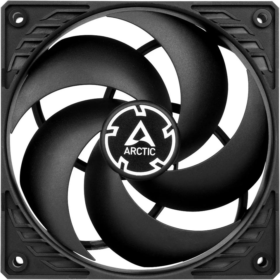 Ftohës ARCTIC P12 PWM, 12 cm, 1800 RPM, i zi