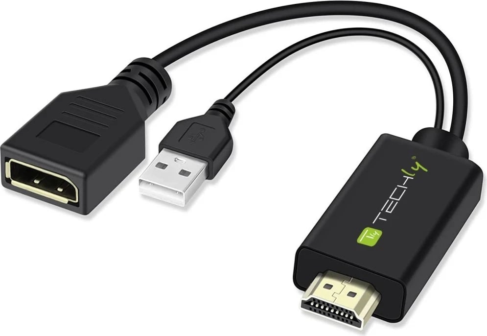 Konvertues video Techly ICOC HDMI-DP12A, 4096 x 2160 piksel, i zi