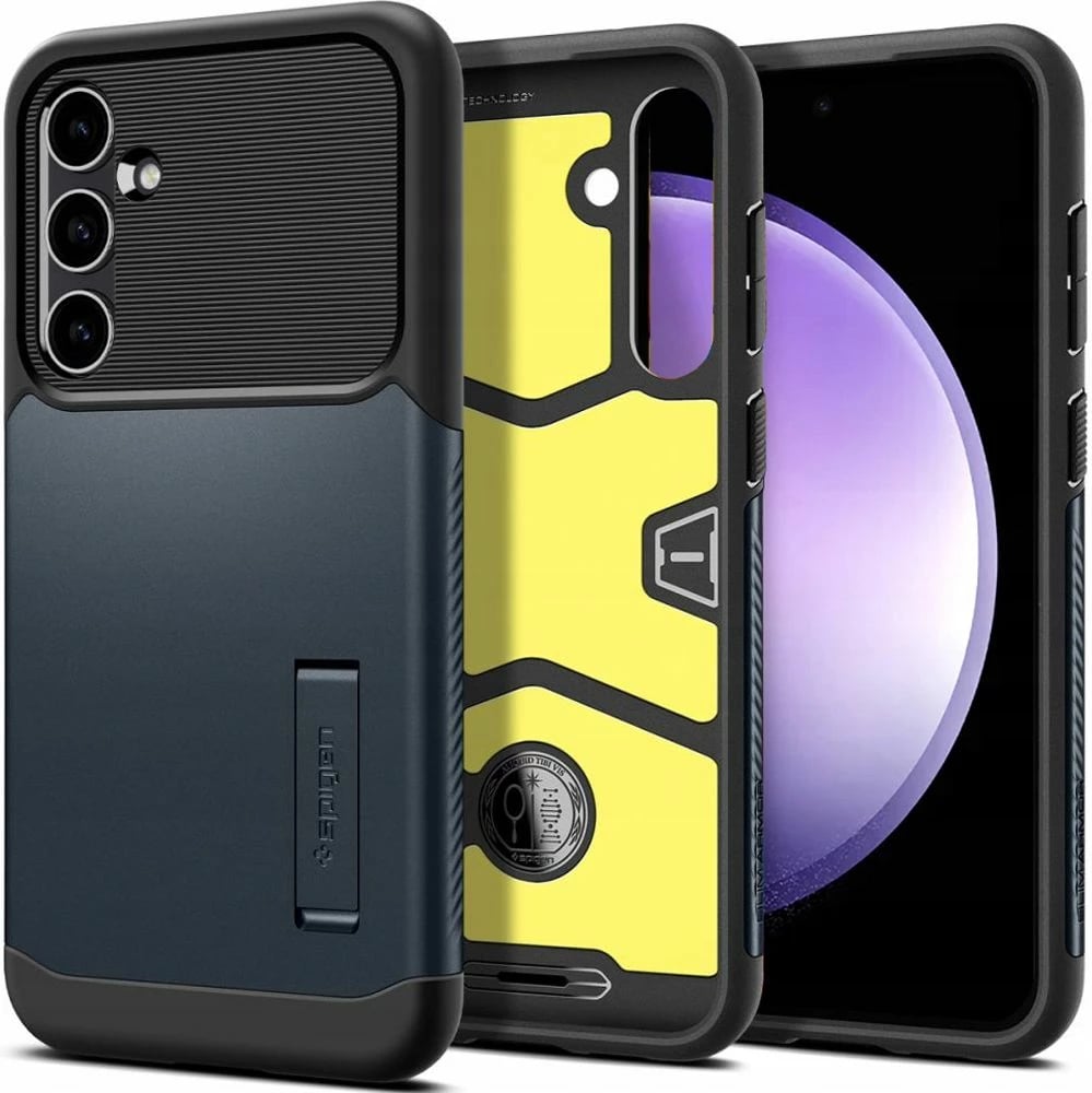 Mbështjellës Spigen Slim Armor për Samsung Galaxy S23 FE, Kaltër e errët