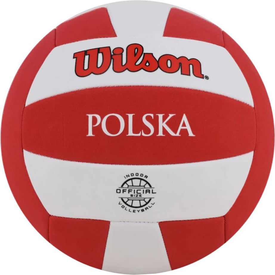 Top volejbolli Wilson për meshkuj, bardhë-kuqe