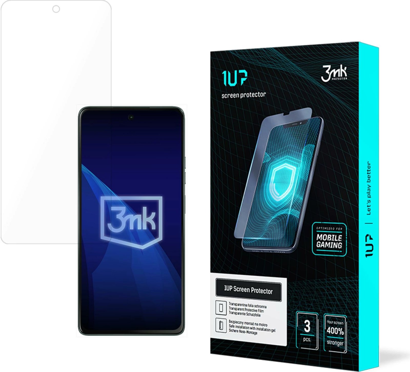 Mbrojtës ekrani 3mk 1UP për Motorola Moto G75, transparent