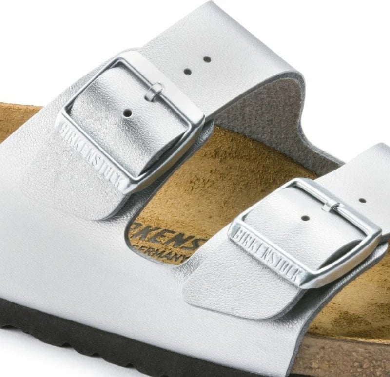 Papuqe flip-flop për femra Birkenstock, gri/argjendtë