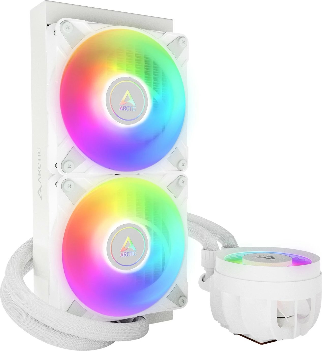 Ftohës uji ARCTIC Liquid Freezer III 240 A-RGB, 12 cm, 48.82 cfm, Bardhë Ftohës uji ARCTIC Liquid Freezer III 240 A-RGB, 12 cm, 48.82 cfm, Bardhë