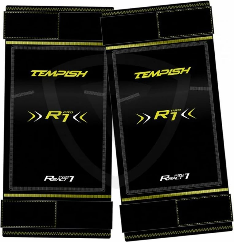 Mbrojtëse gju për meshkuj Tempish React Pro R1, të zeza