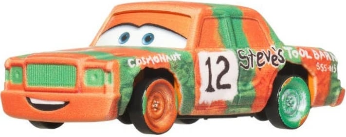 Veturë lodër metalike, Mattel Disney Pixar Cars 3 High Impact DXV29/JGP03, shkallë 1:55, jeshile/portokalli