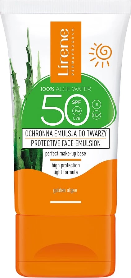 Emulsion fytyre me SPF50 Lirene për femra 50ml