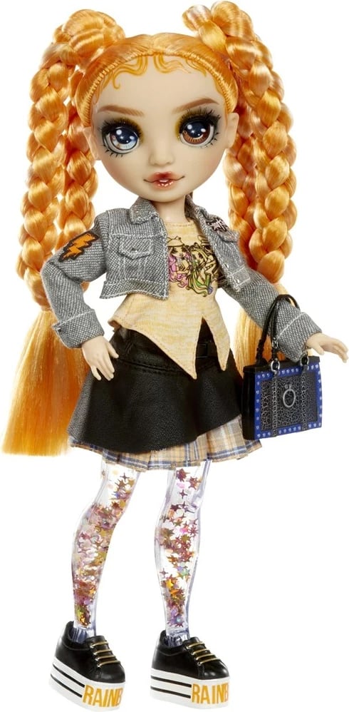 Lodër modë MGA Rainbow High Sparkle & Shine Clementine, Portokalli