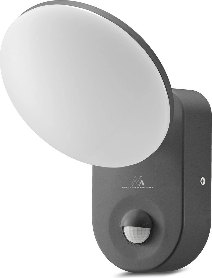 llambë muri LED me sensor PIR, Maclean MCE367, 4000K, IP65, 220-240V AC