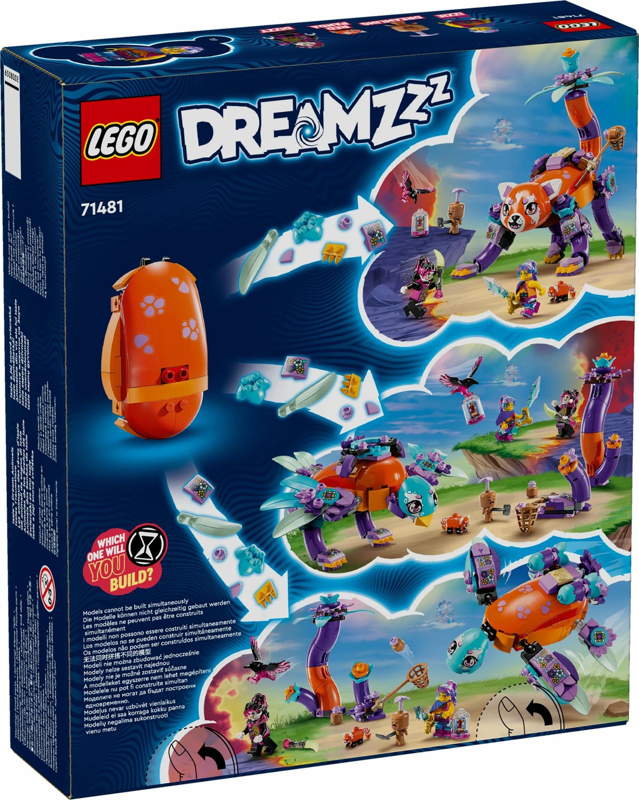 Set ndërtimi LEGO DREAMZzz 71481 Izzies Traumtiere, 328 pjesë, shumëngjyrësh