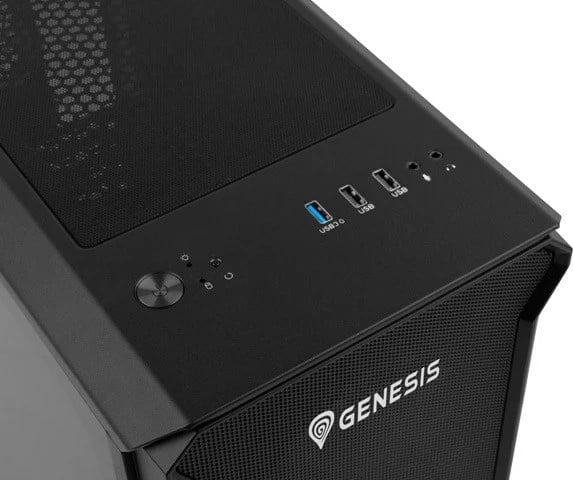 Kasë NATEC Genesis IRID 503, Micro Tower, E zezë