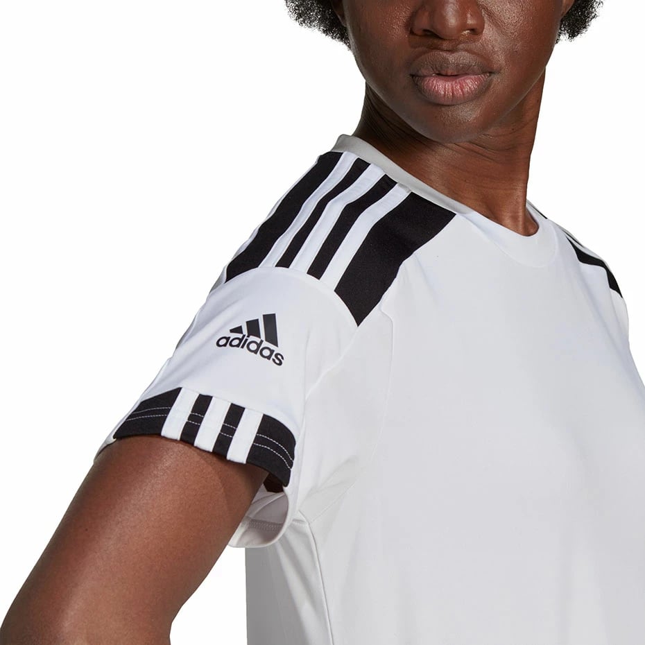 Maicë adidas për femra, e bardhë