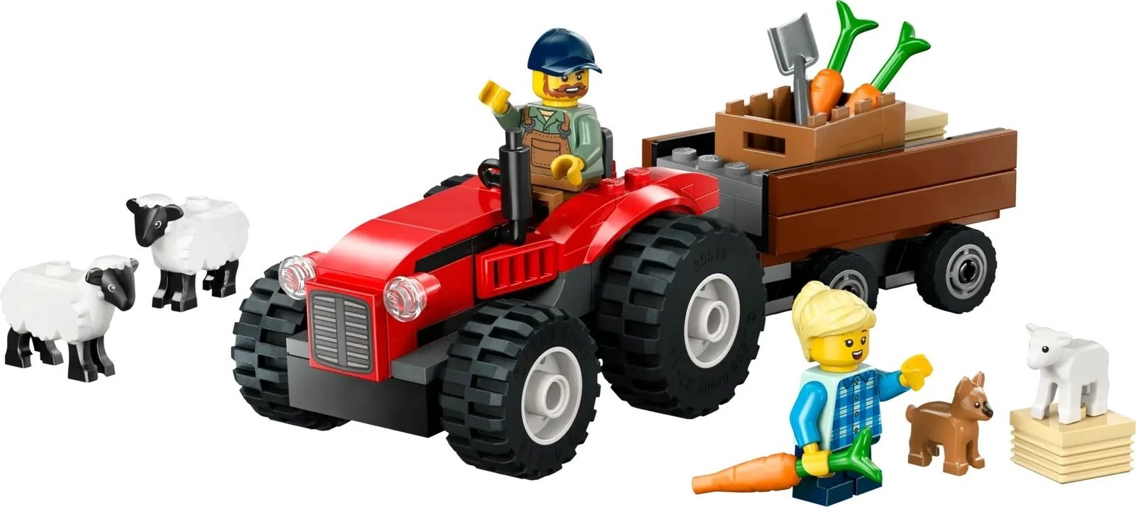 Set LEGO City 60461, Traktor me Rimorkio, 116 pjesë