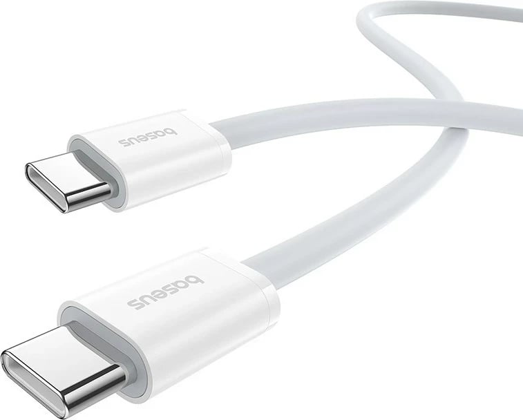 Kabllo USB C në USB C Baseus Superior, 2 m, 30 W, Bardhë