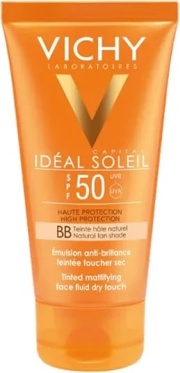 Krem dielli për fytyrë Vichy Ideal Soleil BB Spf50 Natural Tan Shade 50ml unisex