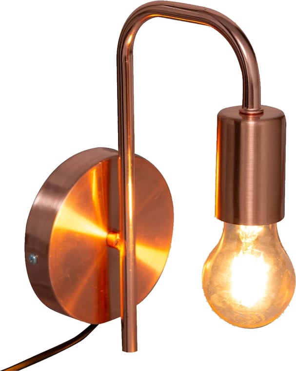 Llambë muri Zhola E27 40W bronz 17x12x25cm