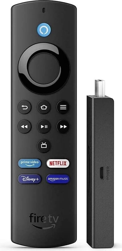Dongle Smart TV, Amazon, FIRTVLI B091G3WT74, HDMI me Alexa Voice Remote, Full HD, e zezë
