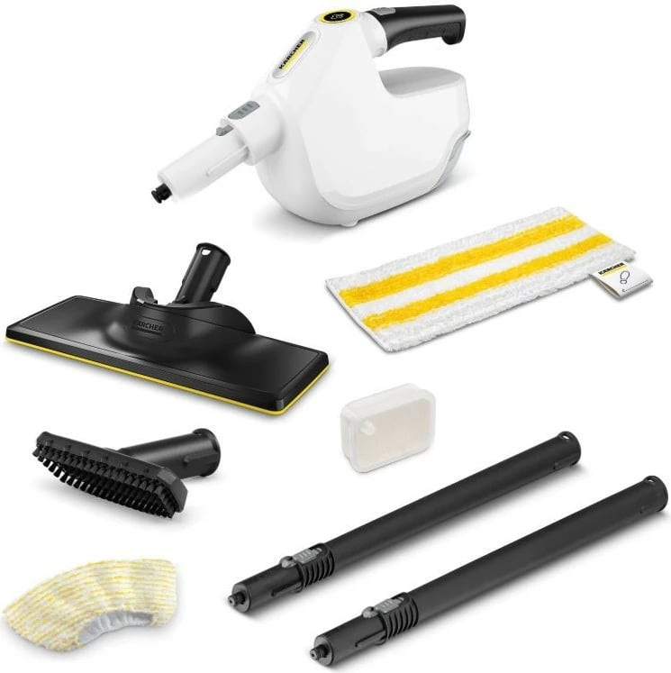 Avullues Karcher SC1 Multi & Up, 1300W, 200ml, i bardhë, me sete aksesorësh