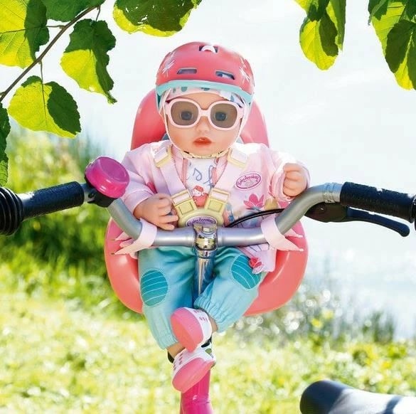 Set rrobash për kukull Baby Annabell, Zapf, 703342-116720, blu, rozë, e bardhë, 6 pjesë